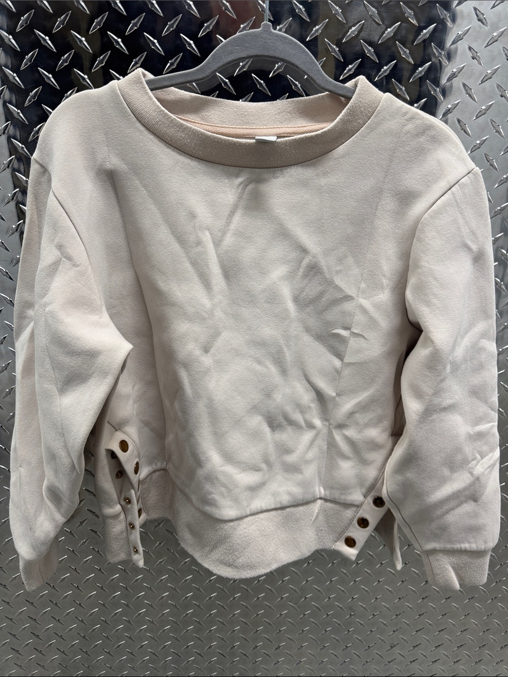 Varley white crewneck sweatshirt size small